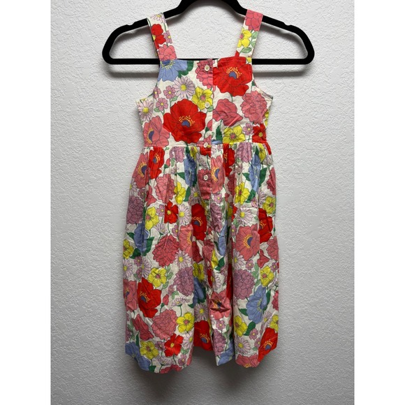 Mini Boden Kids Floral Button Up Cotton Sundress, Party Dress -7-8Y - Picture 1 of 7